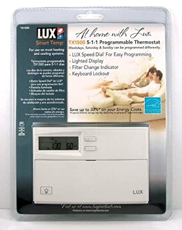 Lux Products Tx1500e Thermostat User Manual